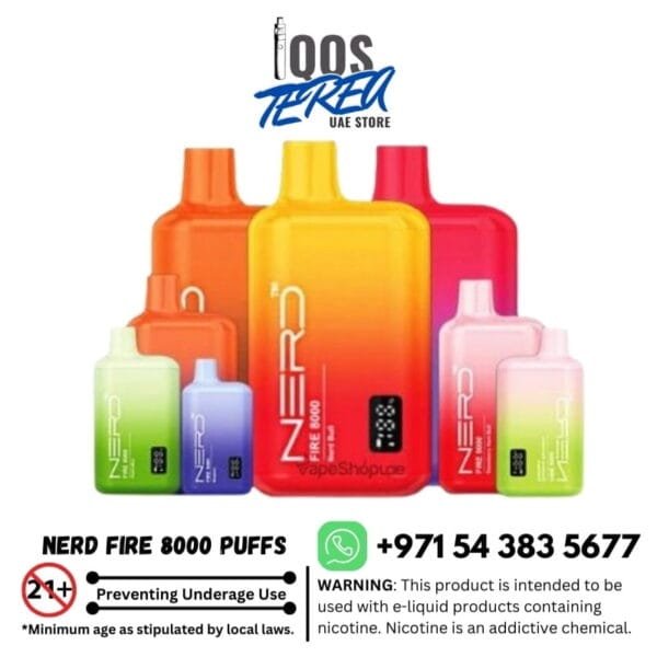 Nerd Fire 8000 Puffs